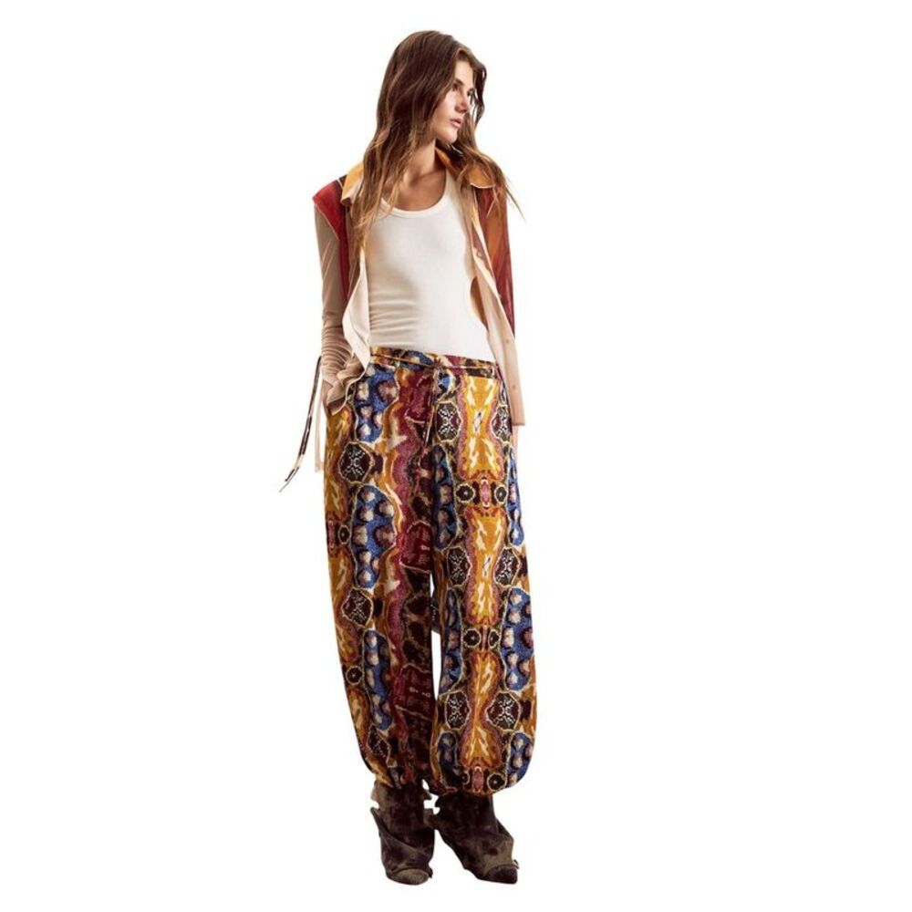 Desigual Orange Viscose Casual Women's Pants